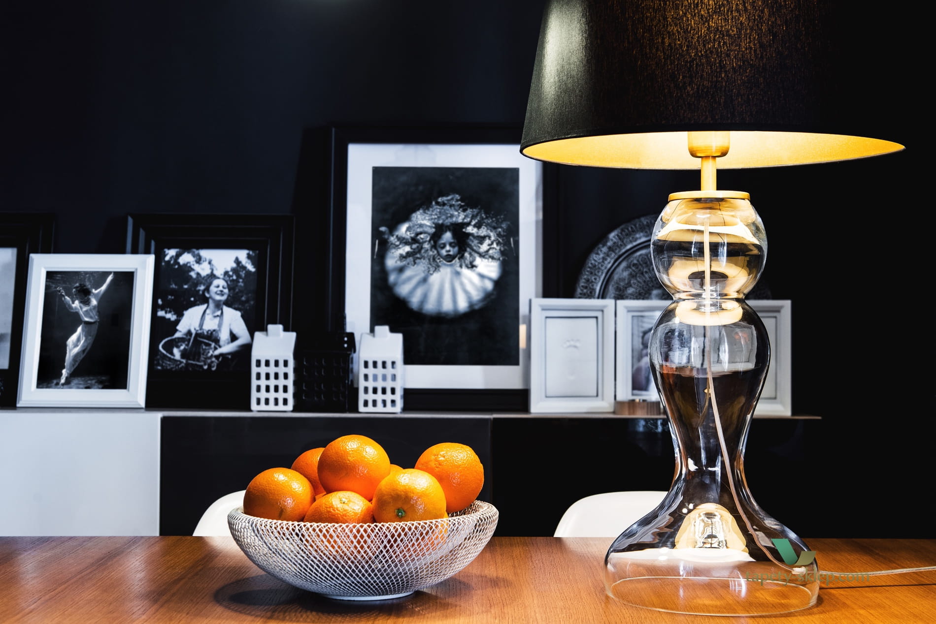 Lampa stołowa Flores Transparent Famlight