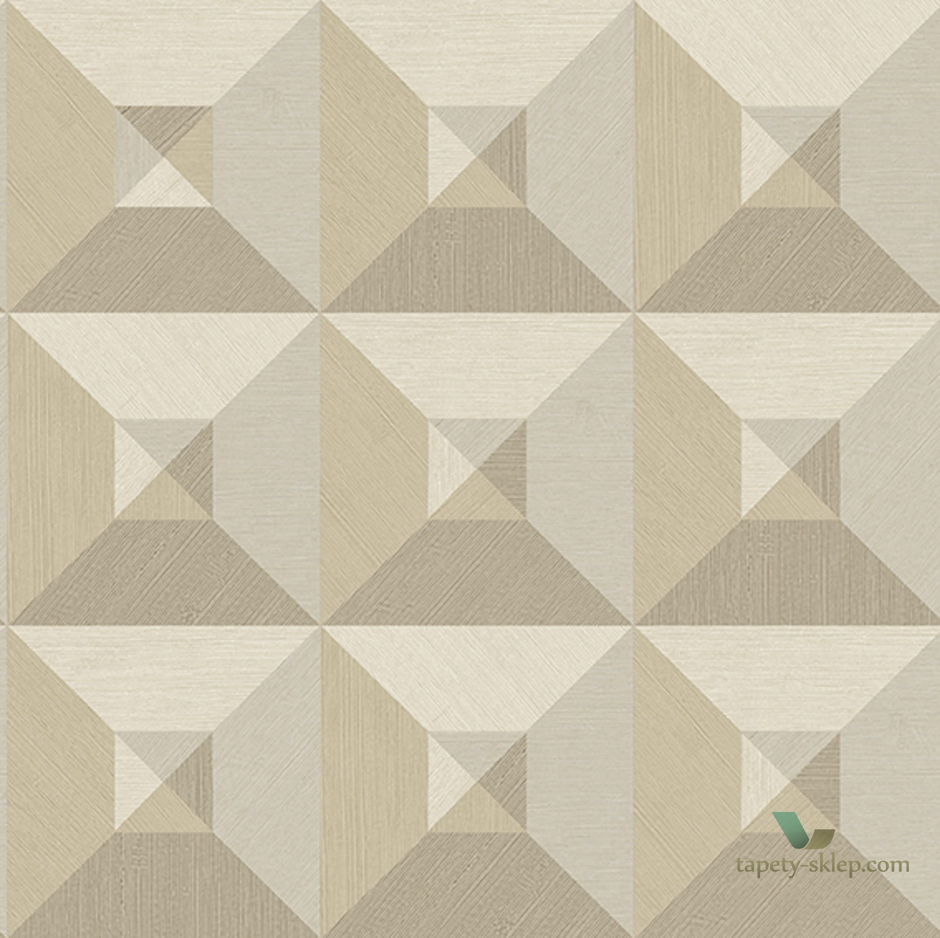 Tapeta z geometrycznym wzorem Arte Pyramid 26501 Focus