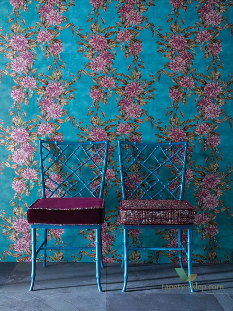 Tapeta Osborne & Little W7022-01 Rhodora Enchanted Gardens