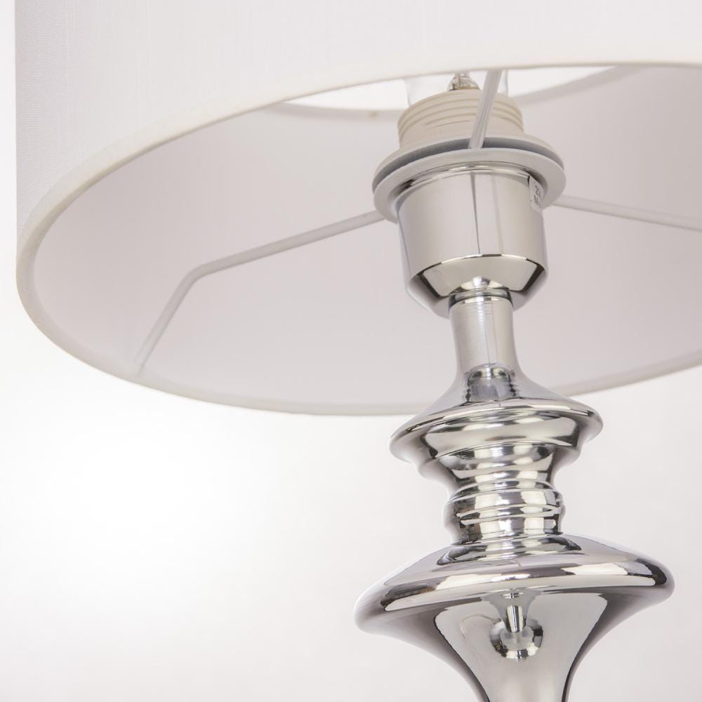 Lampa stołowa Chrom Abu Dhabi - T01413WH