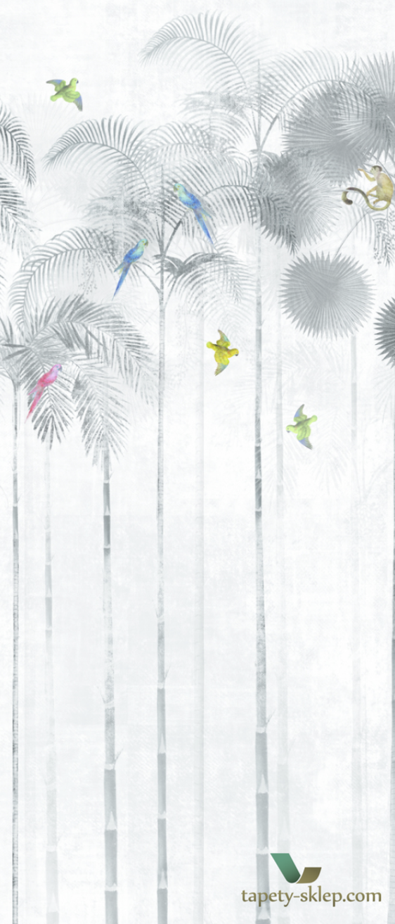 Mural tropikalny las Khroma DGWIL1022 Jungle Moon Wild