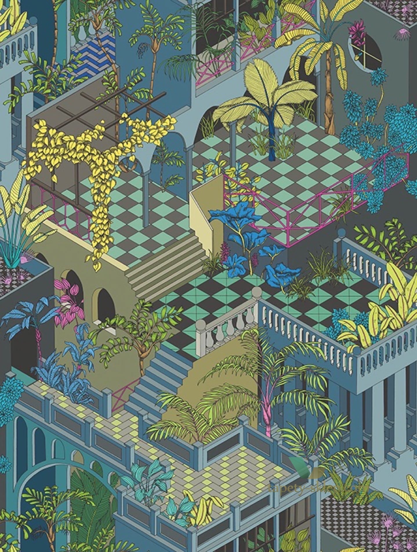 Tapeta Cole & Son 105/4018 Miami Geometric II