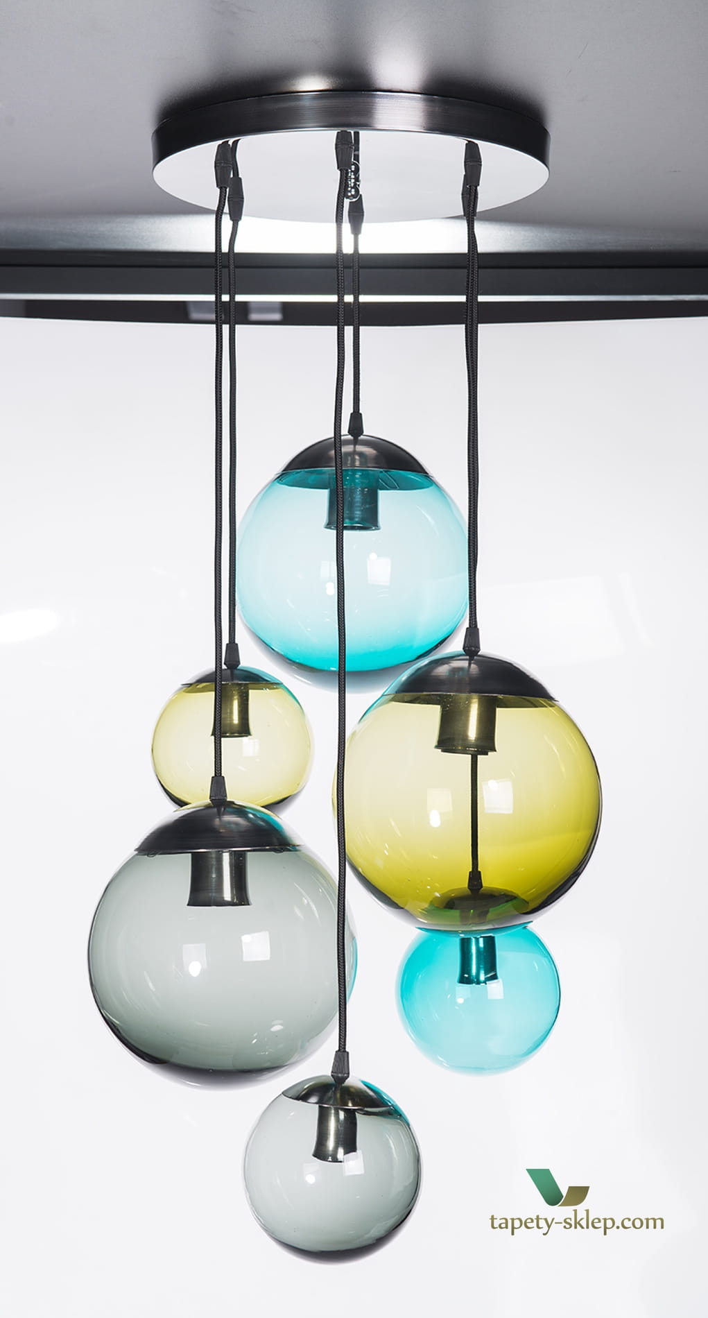 Lampa wisząca BACAN Famlight 6 kul