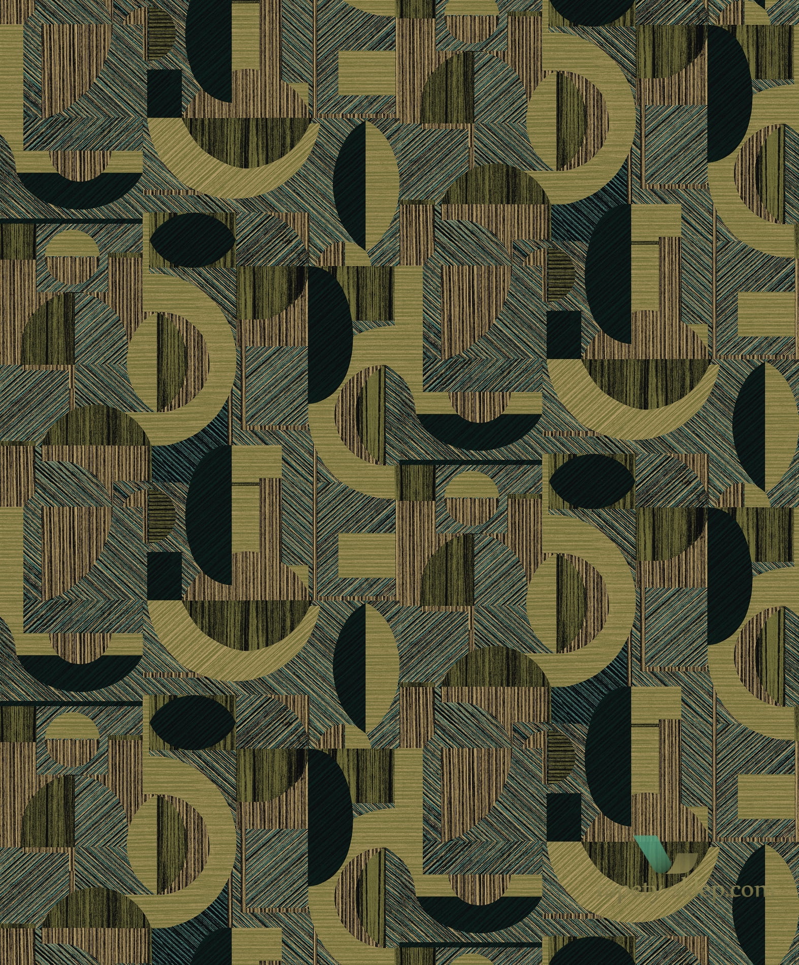 Tapeta geometryczna Khroma ORB204 Nakita Orbital