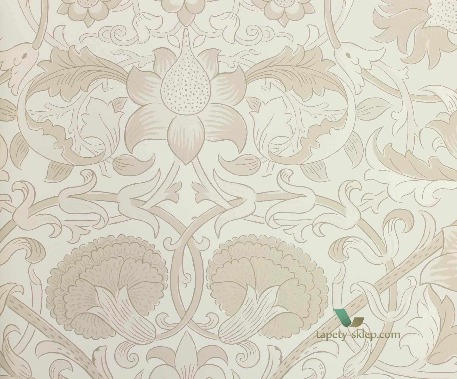 Tapeta Ornament Morris & Co 216031 Lodden Pure