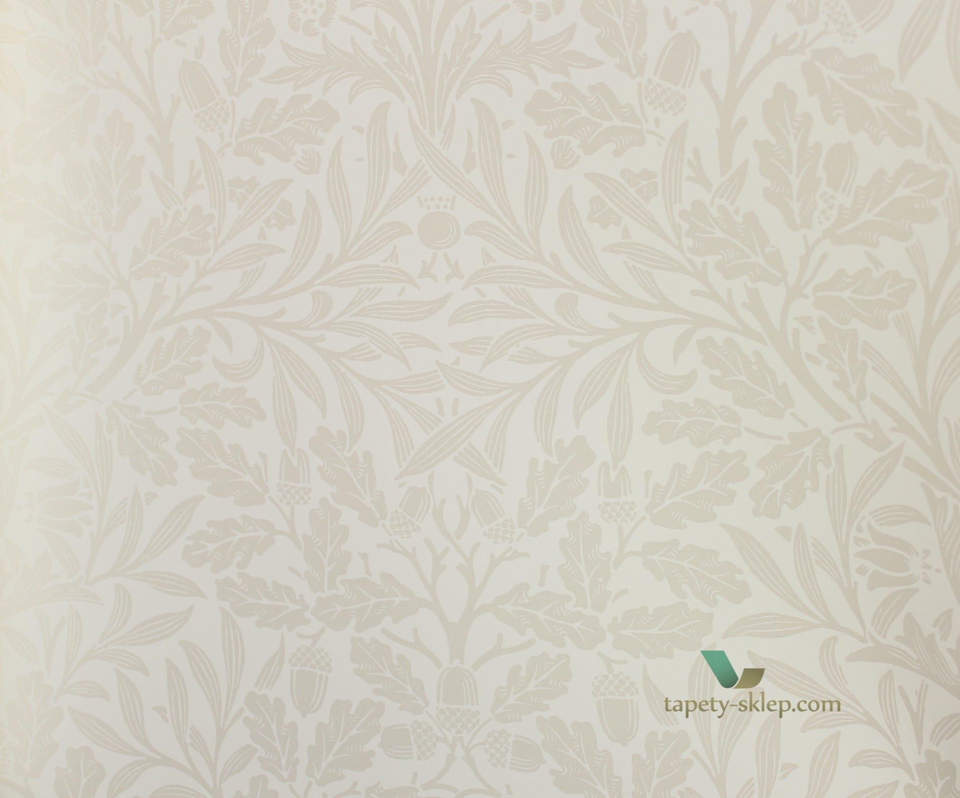 Tapeta Roślinna Morris & Co 216044 Acorn Pure