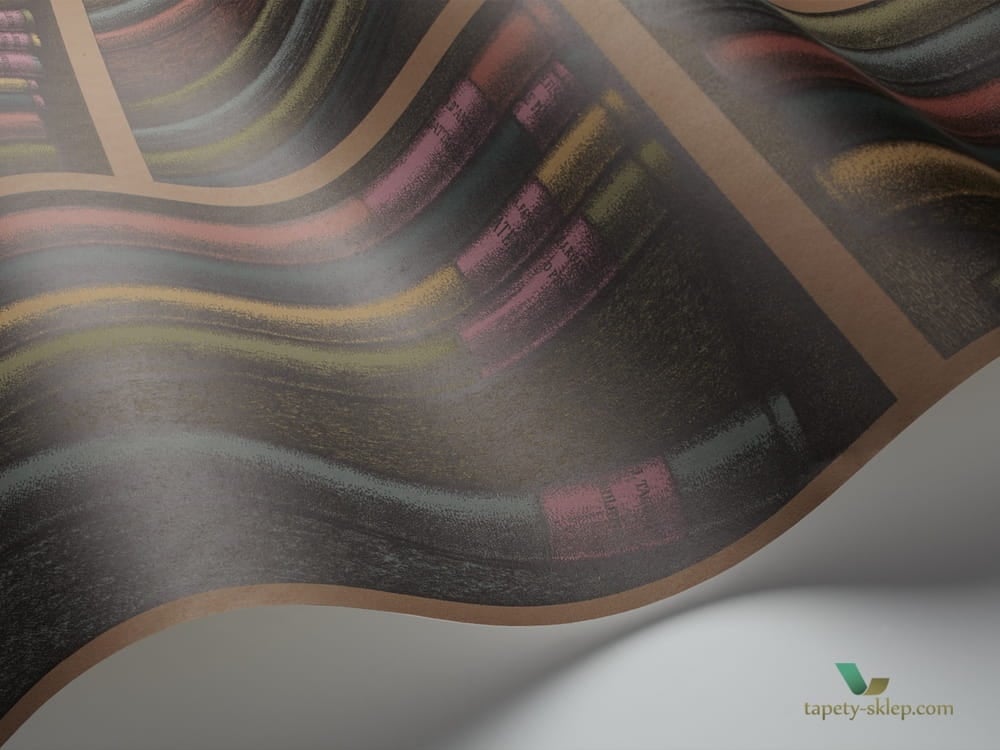 Tapeta Półki Z Książkami Cole & Son Ex Libris 114/5010 Fornasetti