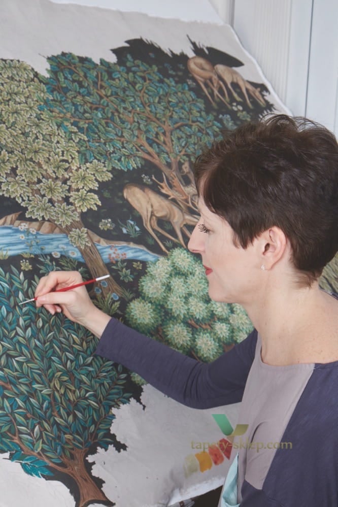 Tapeta Zwierzęta I Rośliny William Morris 214888 Archive III