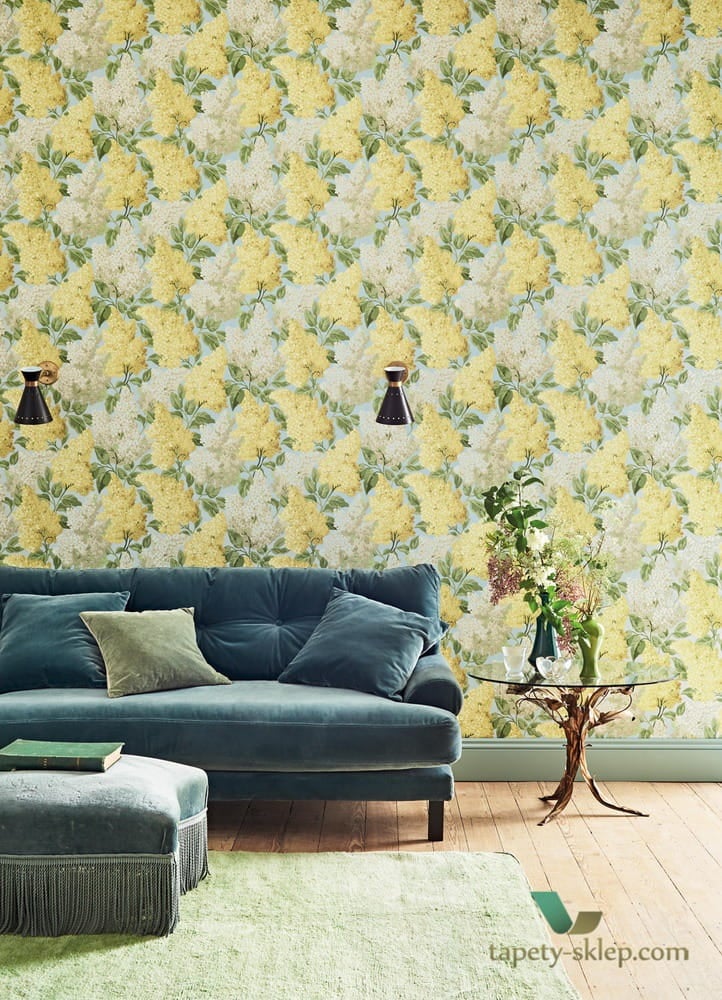 Tapeta kwiaty bzu Cole&Son Lilac 115/1001 Botanical Botanica