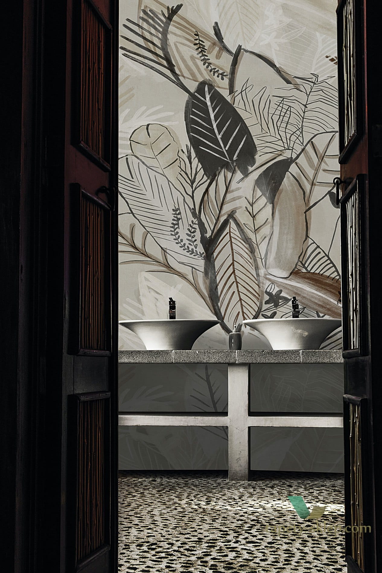 Tapeta Łazienkowa Londonart 20512 01 Dea GlassWallpaper 2020