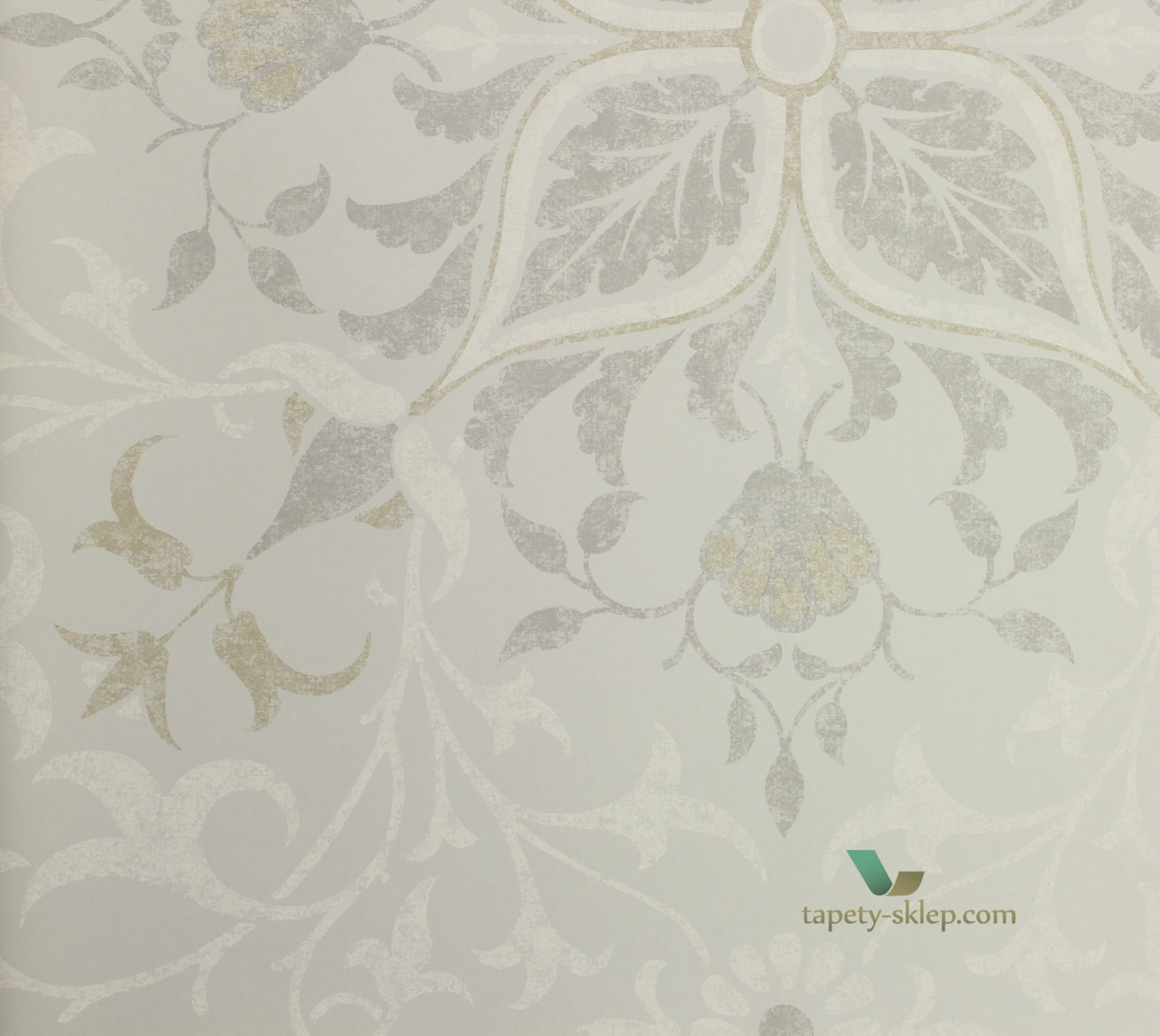 Tapeta Liście Morris & Co 216037 Net Ceiling Pure
