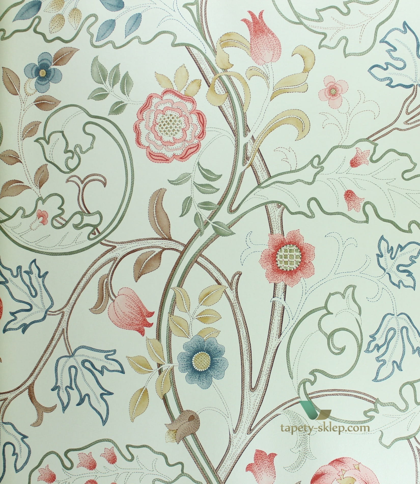 Tapeta Botaniczna William Morris 214731 Archive III