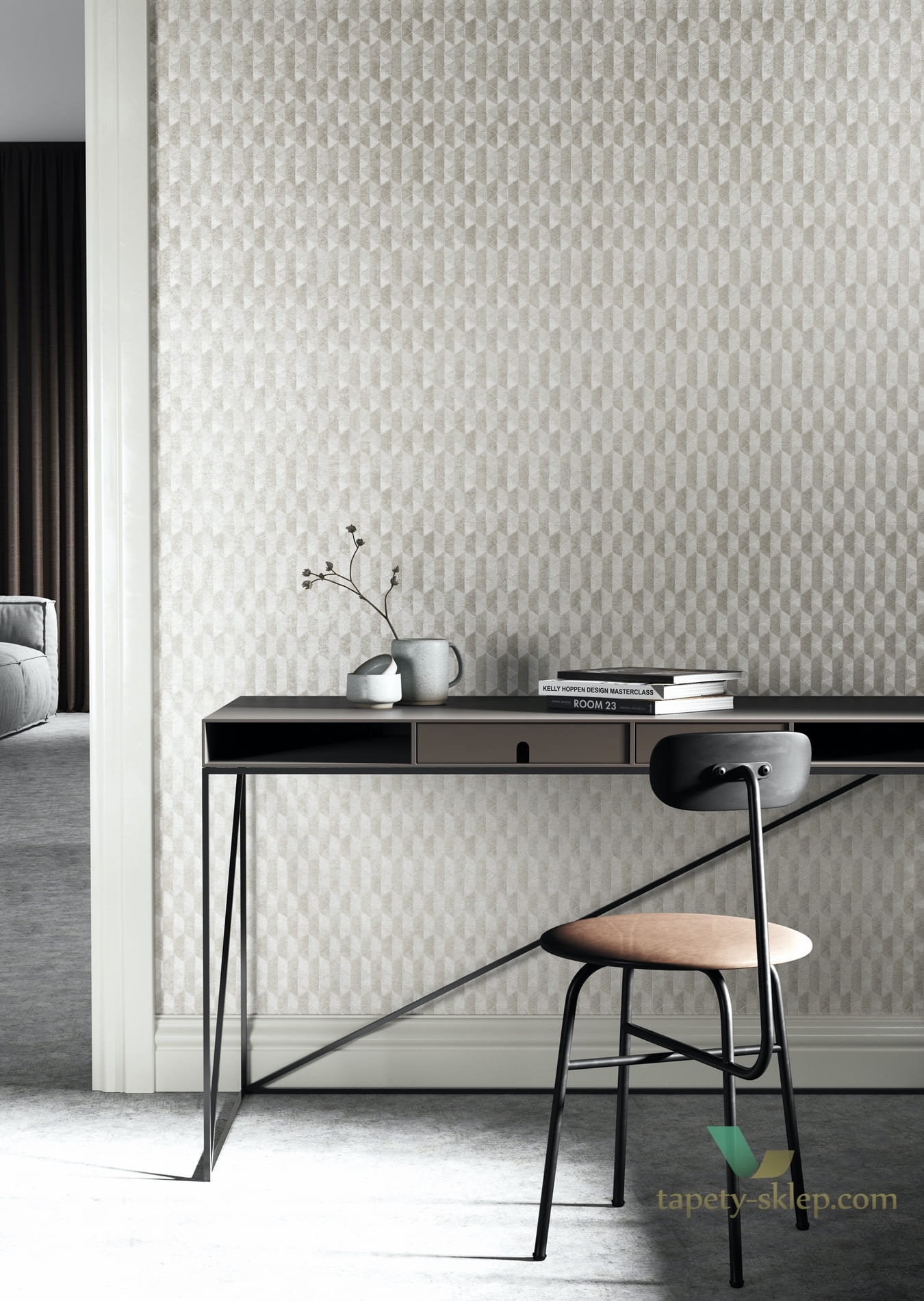 Tapeta geometryczna Khroma ORB704 Vector Orbital