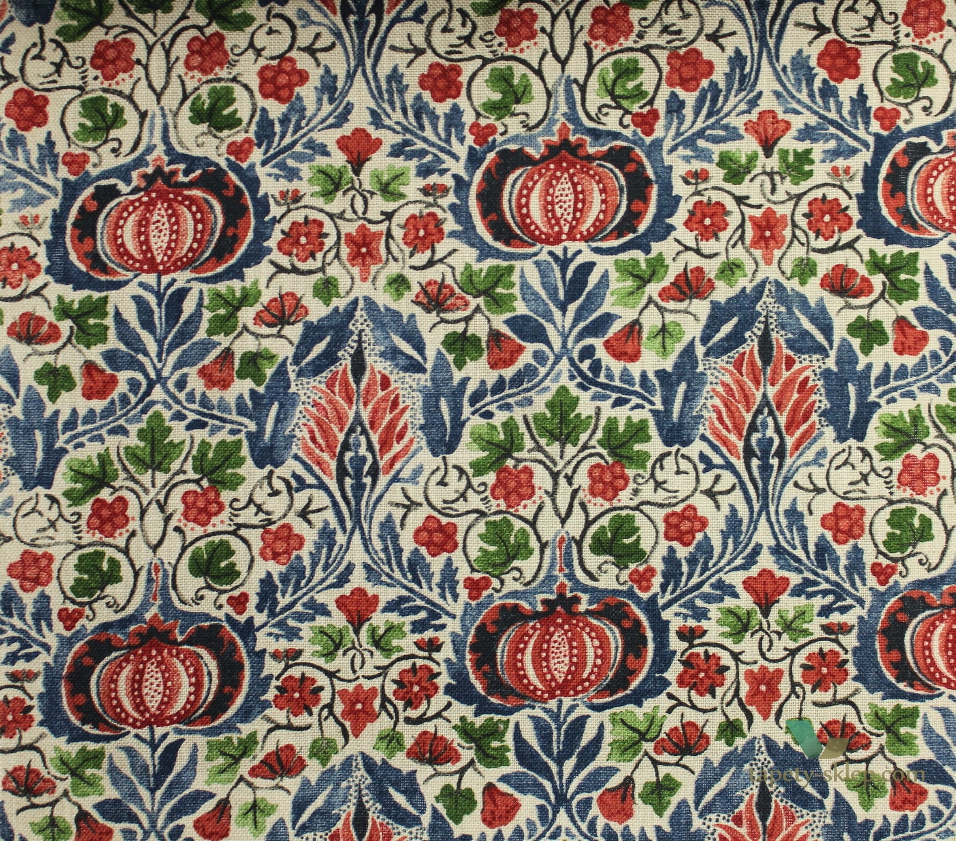 Tkanina Morris & Co. Little Chintz 226407 Archive IV
