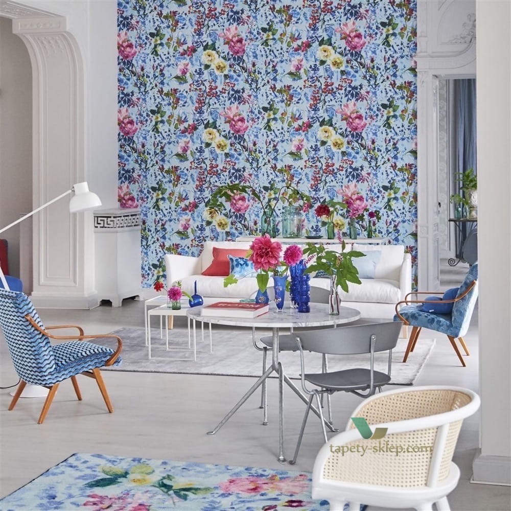 Tapeta Designers Guild PDG1028/01 Cornflower Majolica
