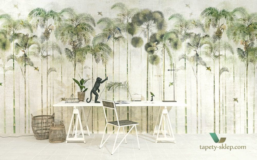 Mural tropikalny las Khroma DGWIL1013 Jungle Greenery Wild