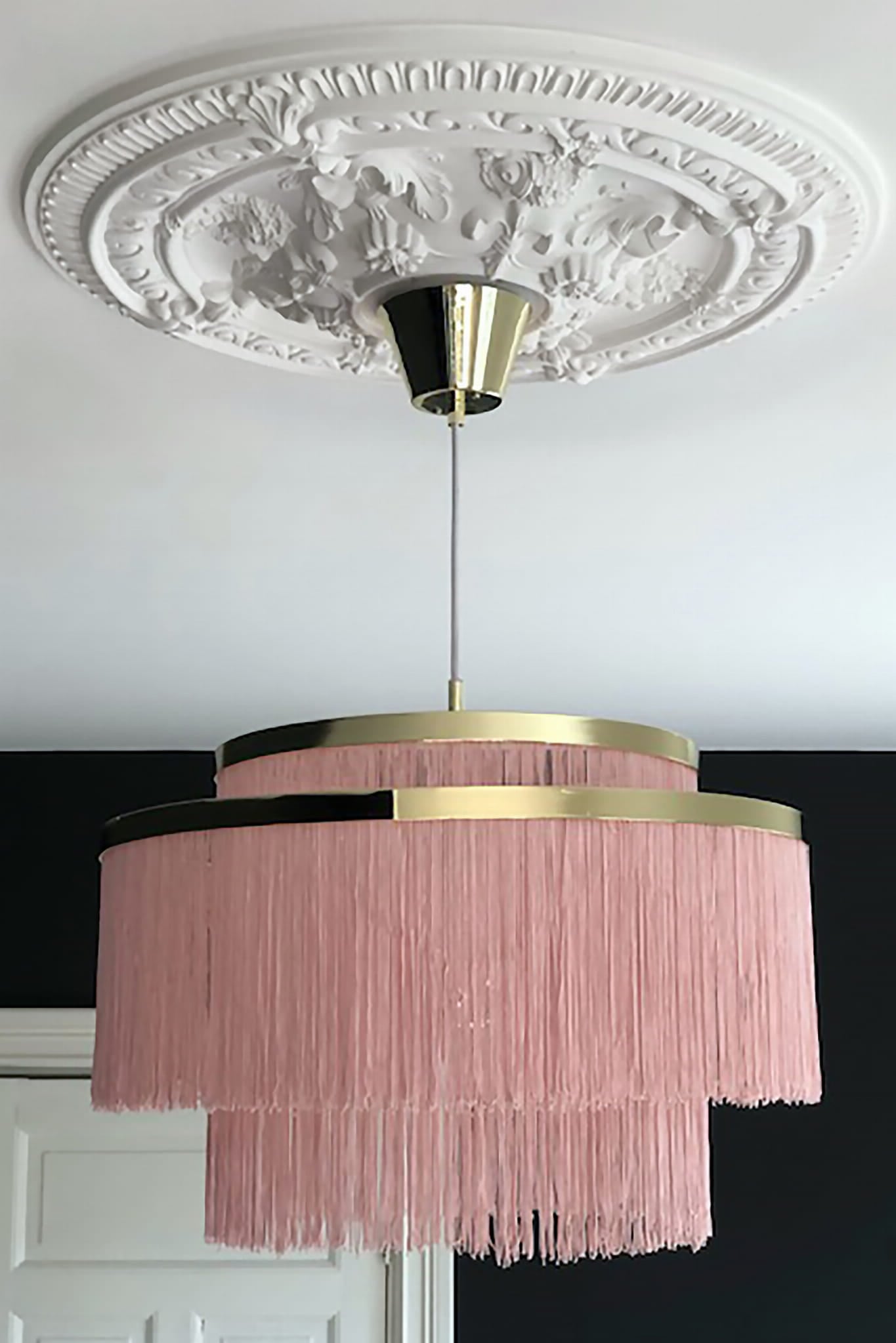 ! PROMO ! Lampa Wisząca Frędzelki Frans Pink 759004 Globen