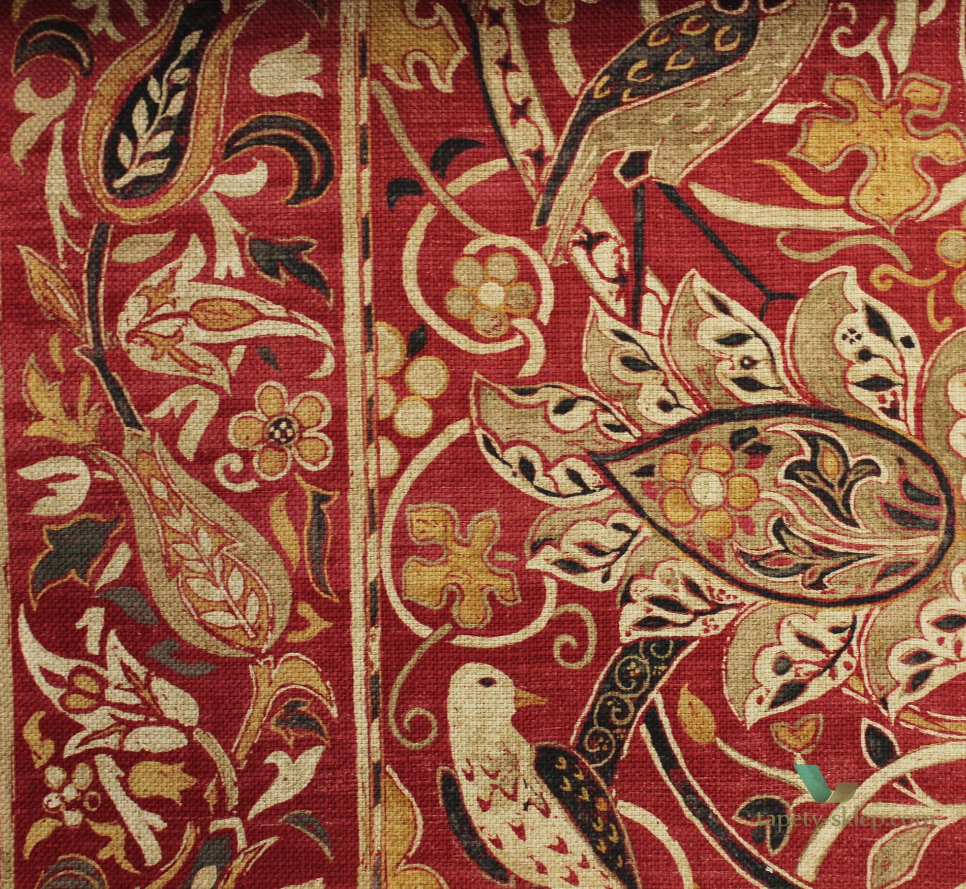 Tkanina Morris & Co. Bullerswood 226392 Archive IV