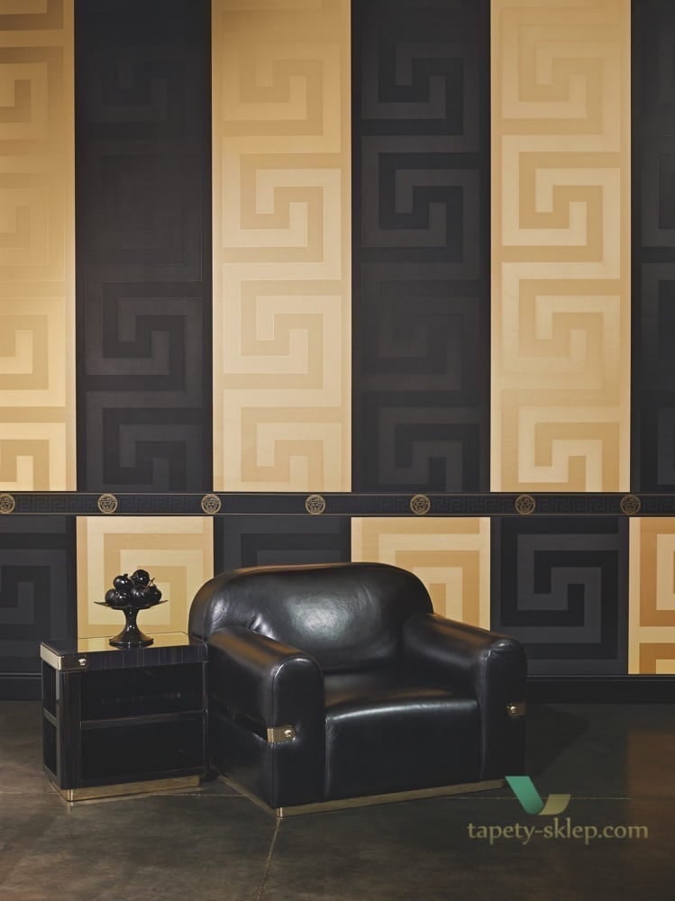 Tapeta greckie meandry 93523-1 Versace III