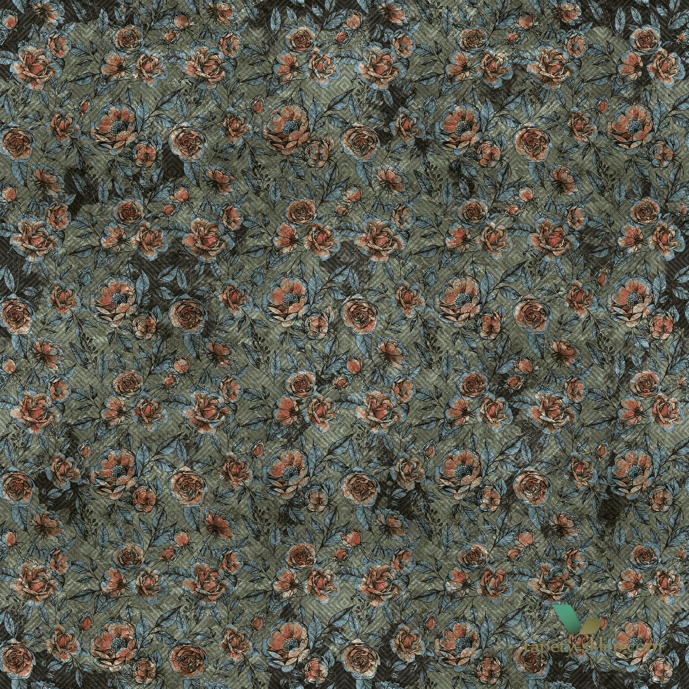 Tapeta Inkiostro Bianco REDROSE INKSYCM1803 GoldenWall