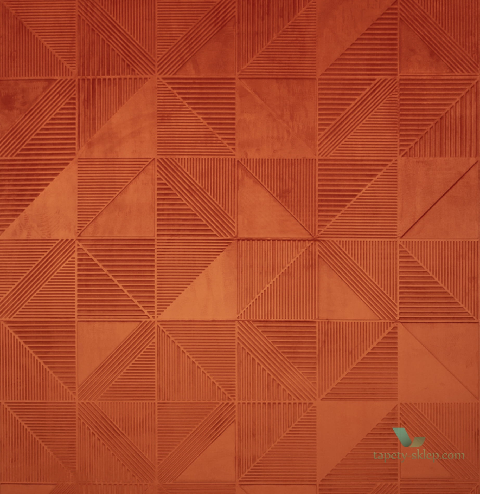 Tapeta tekstylna 3D geometryczna Arte Tetra 87010 Velveteen
