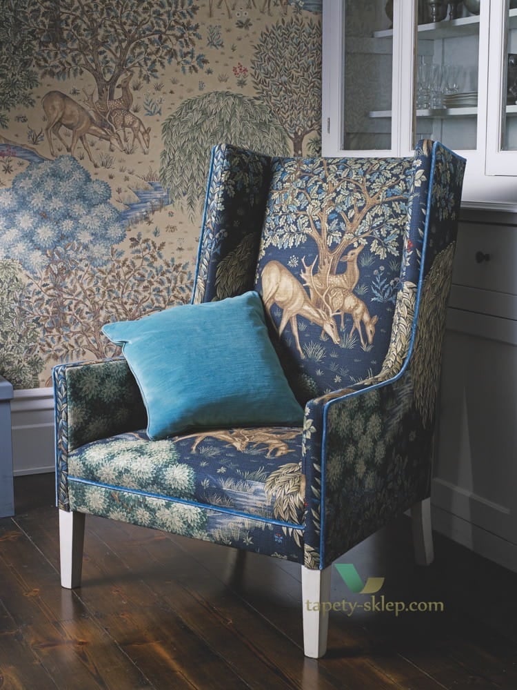 Tapeta Zwierzęta I Rośliny William Morris 214888 Archive III