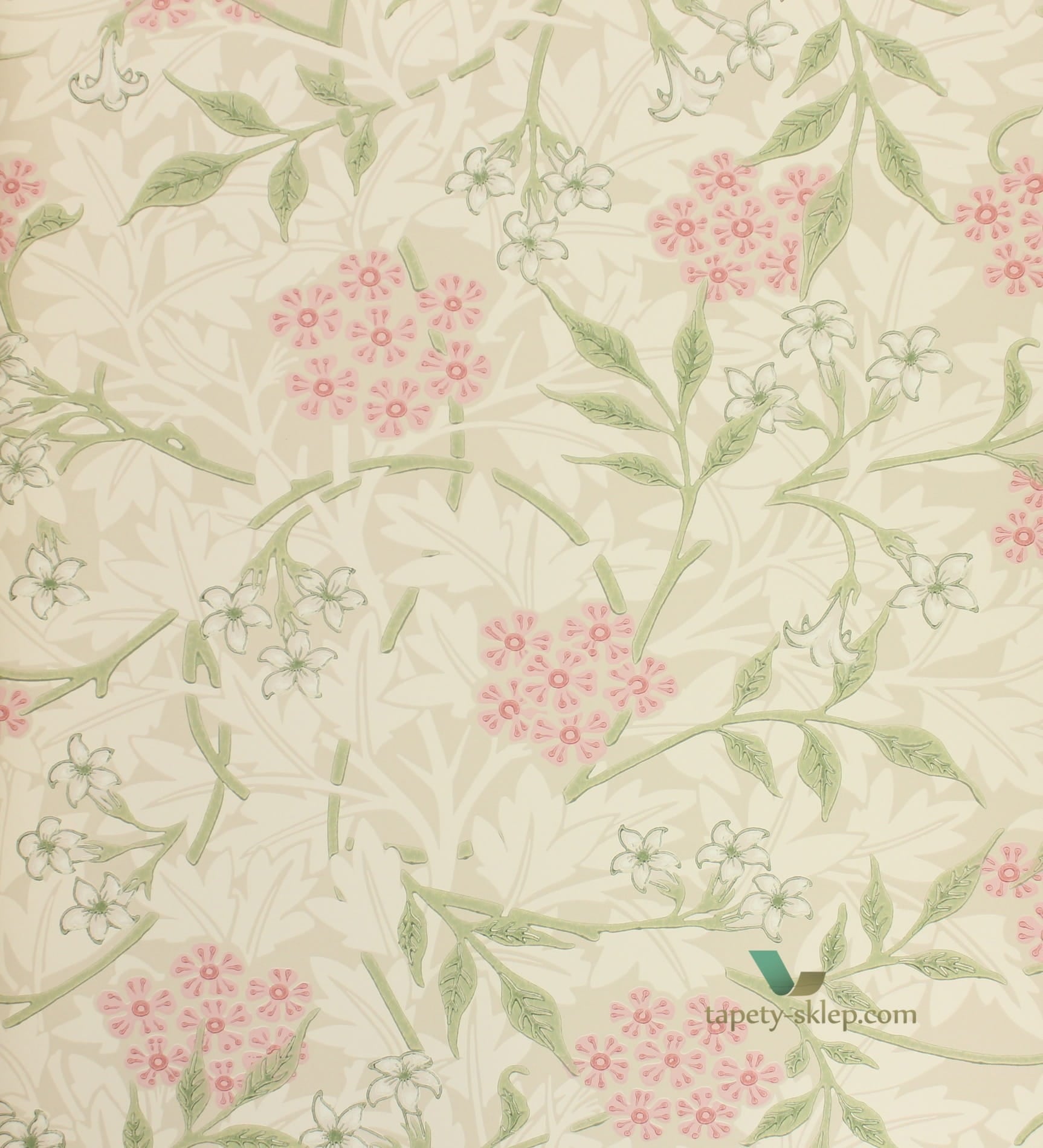 Tapeta Roślinne Pnącza William Morris 214725 Archive III