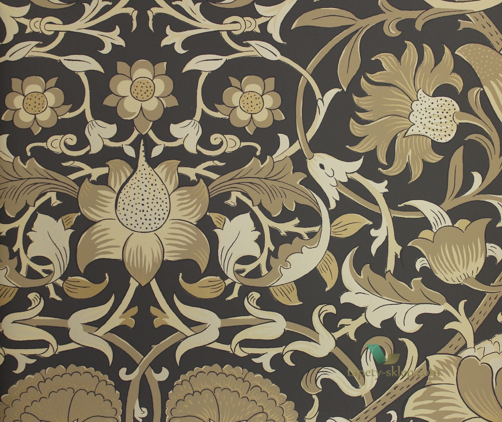 Tapeta Ornament Morris & Co 216027 Lodden Pure