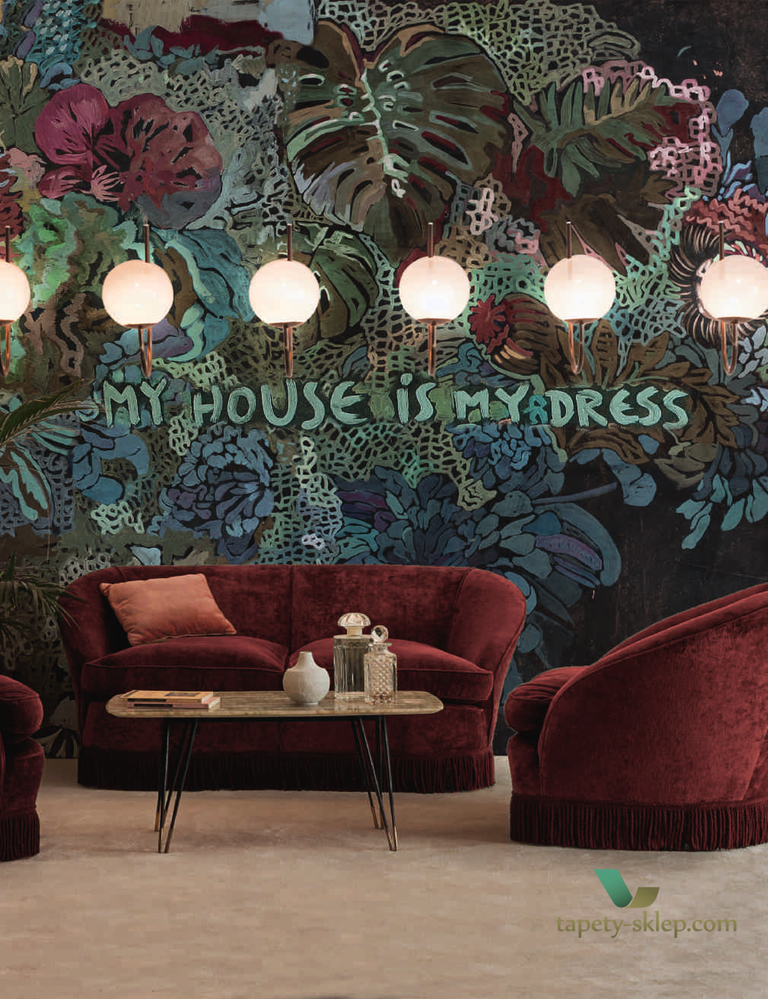 Fototapeta Wall&Deco House is my dress WDHD1702 Contemporary 2017