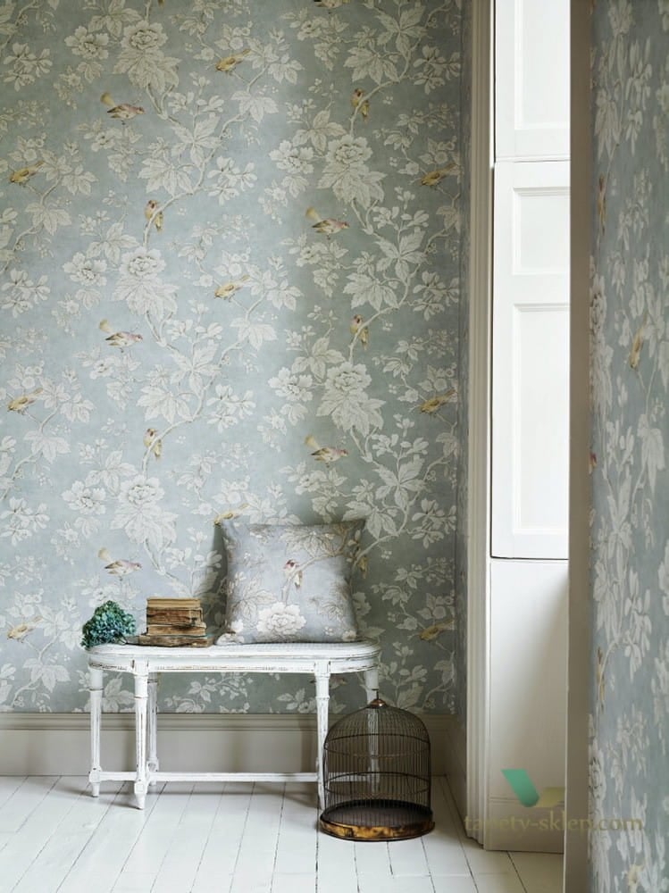 Tapeta botaniczna Sanderson 216385 Chiswick Grove