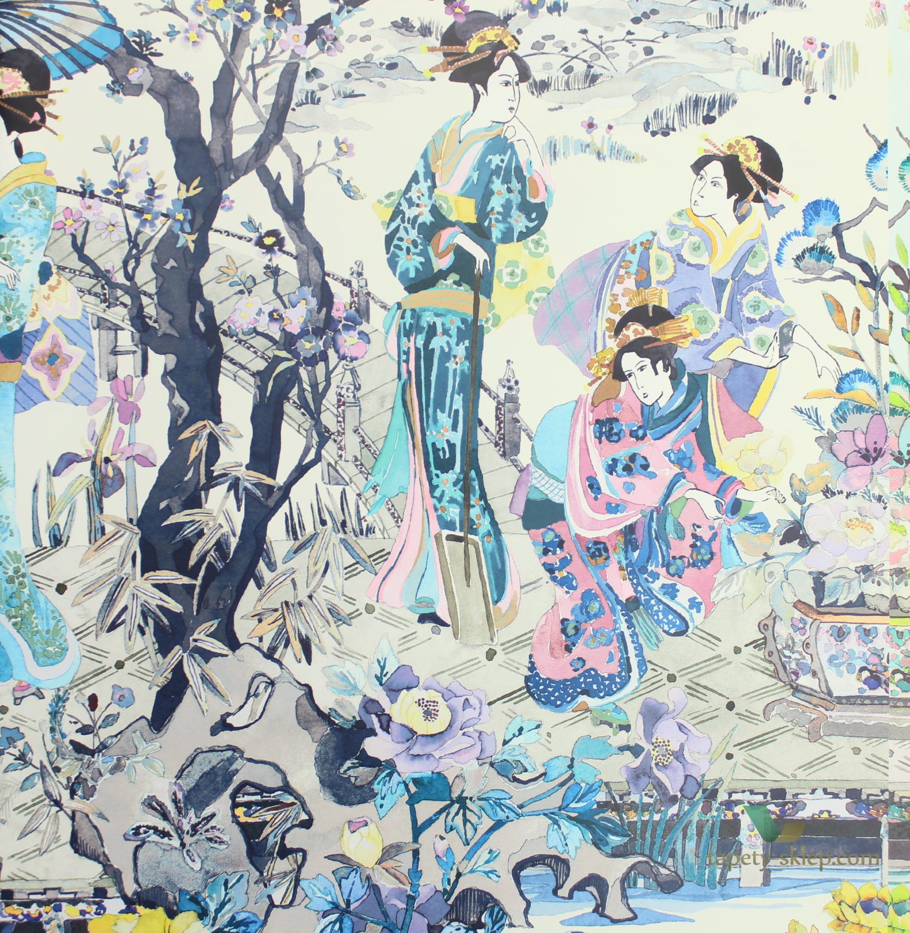 Tapeta Osborne & Little W7024-01 Japanese Garden