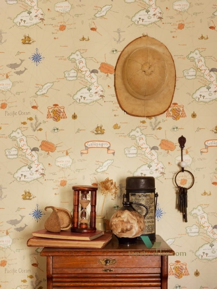 Tapeta mapa 213365 Sanderson Voyage of Discovery