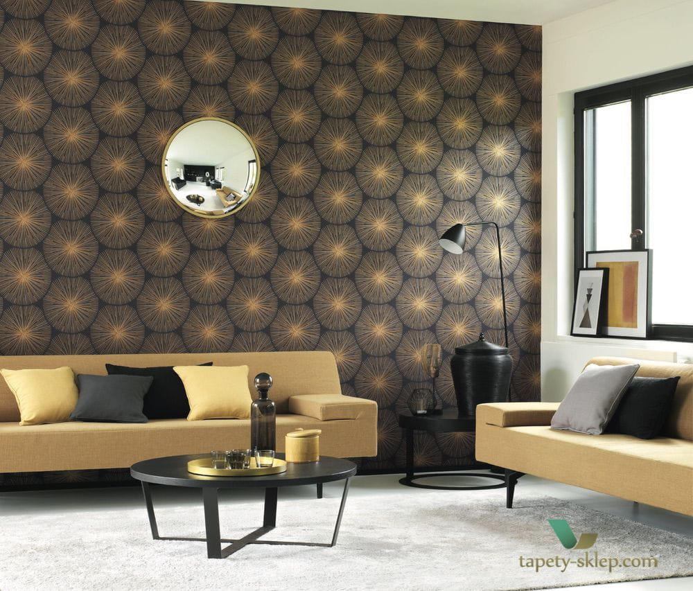 Tapeta nowoczesna Casadeco HELS82040124 Eclat Helsinki