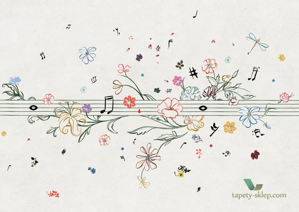 Tapeta Wall&Deco Musik metrik WDMM1402 Contemporary 14