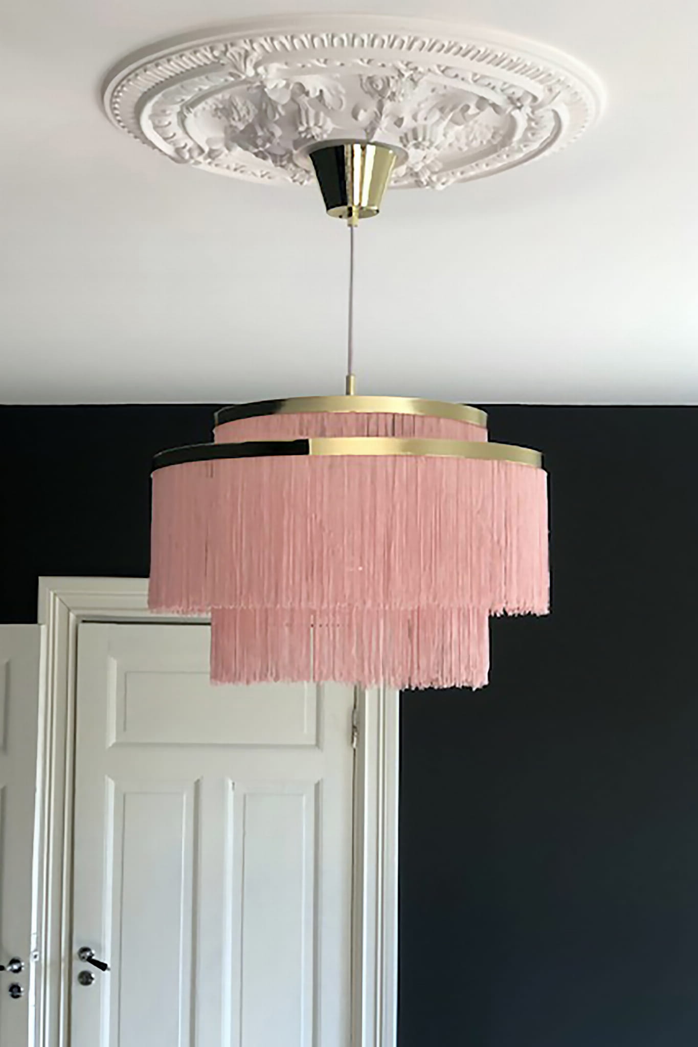 ! PROMO ! Lampa Wisząca Frędzelki Frans Pink 759004 Globen