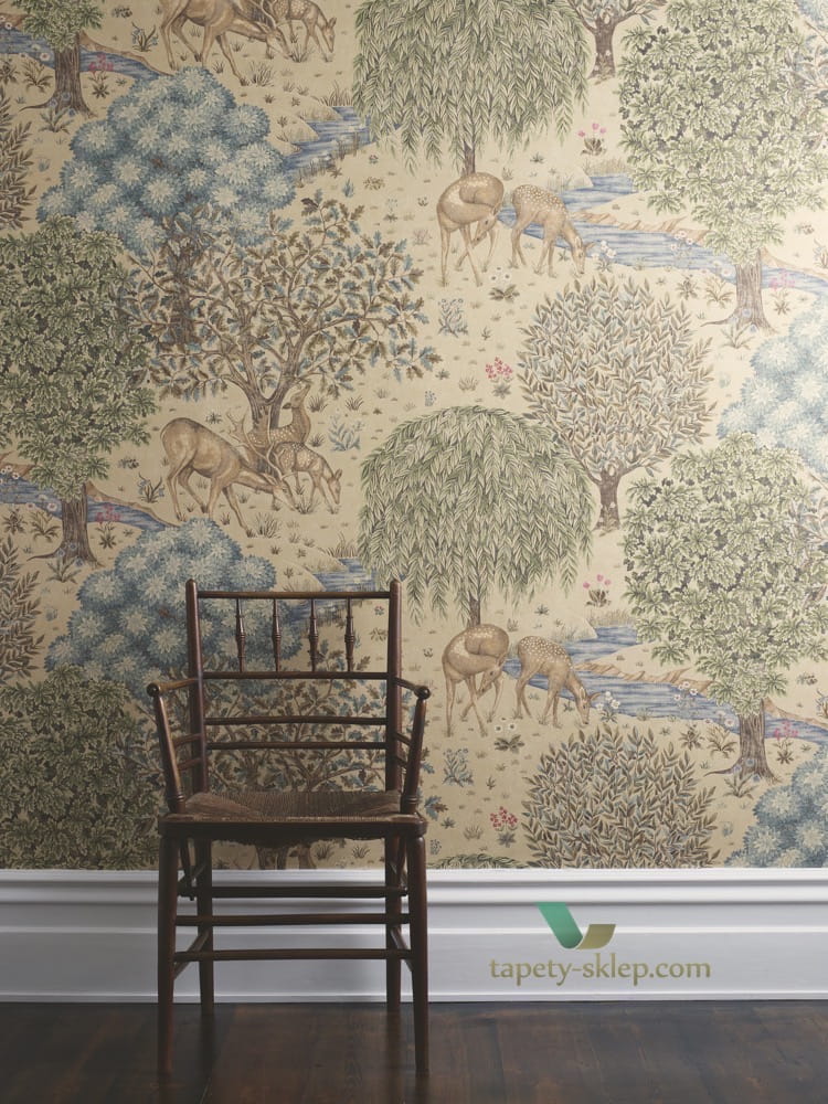 Tapeta Zwierzęta I Rośliny William Morris 214887 Archive III