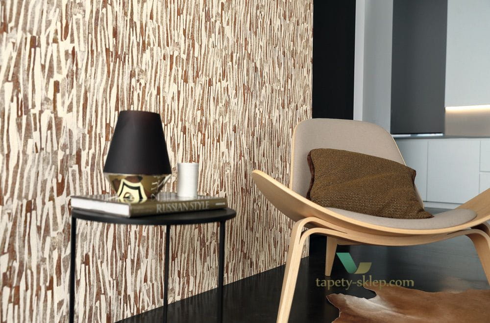 Tapeta imitująca pergamin Casamance 74030151 Washi Estampe