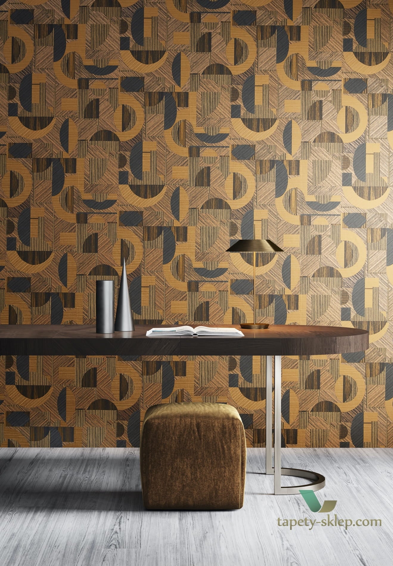 Tapeta geometryczna Khroma ORB207 Nakita Orbital