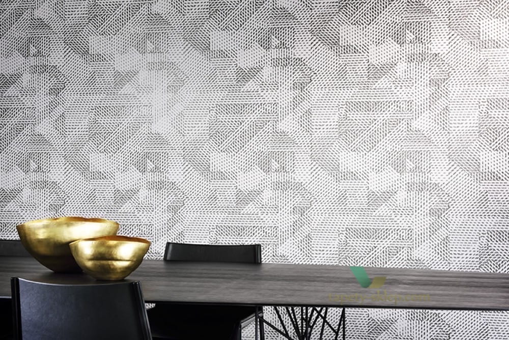 Tapeta geometryczna Arte 54081 Oblique Monochrome