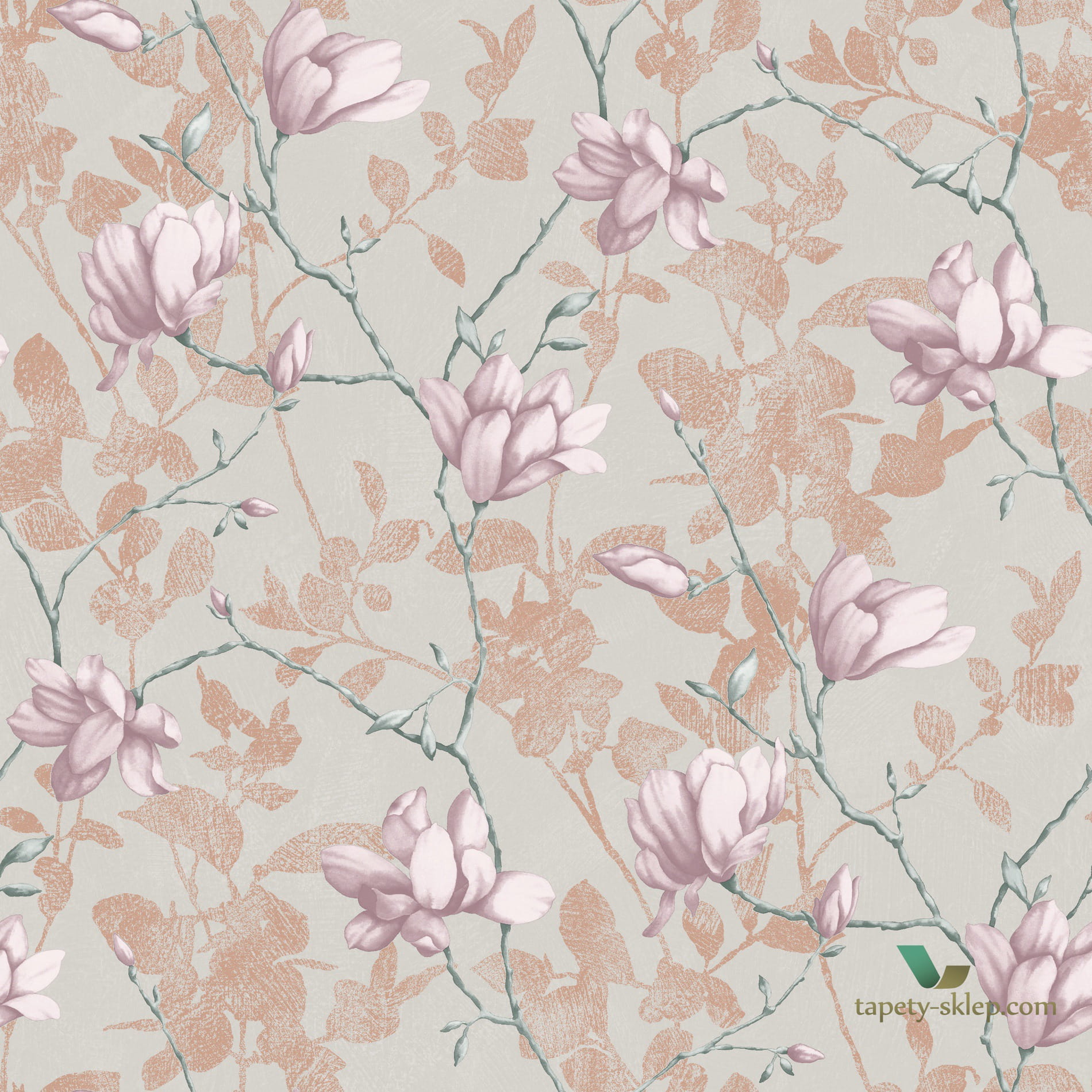 Tapeta Kwiaty Magnolii Boras 7230 Lily Tree In Bloom