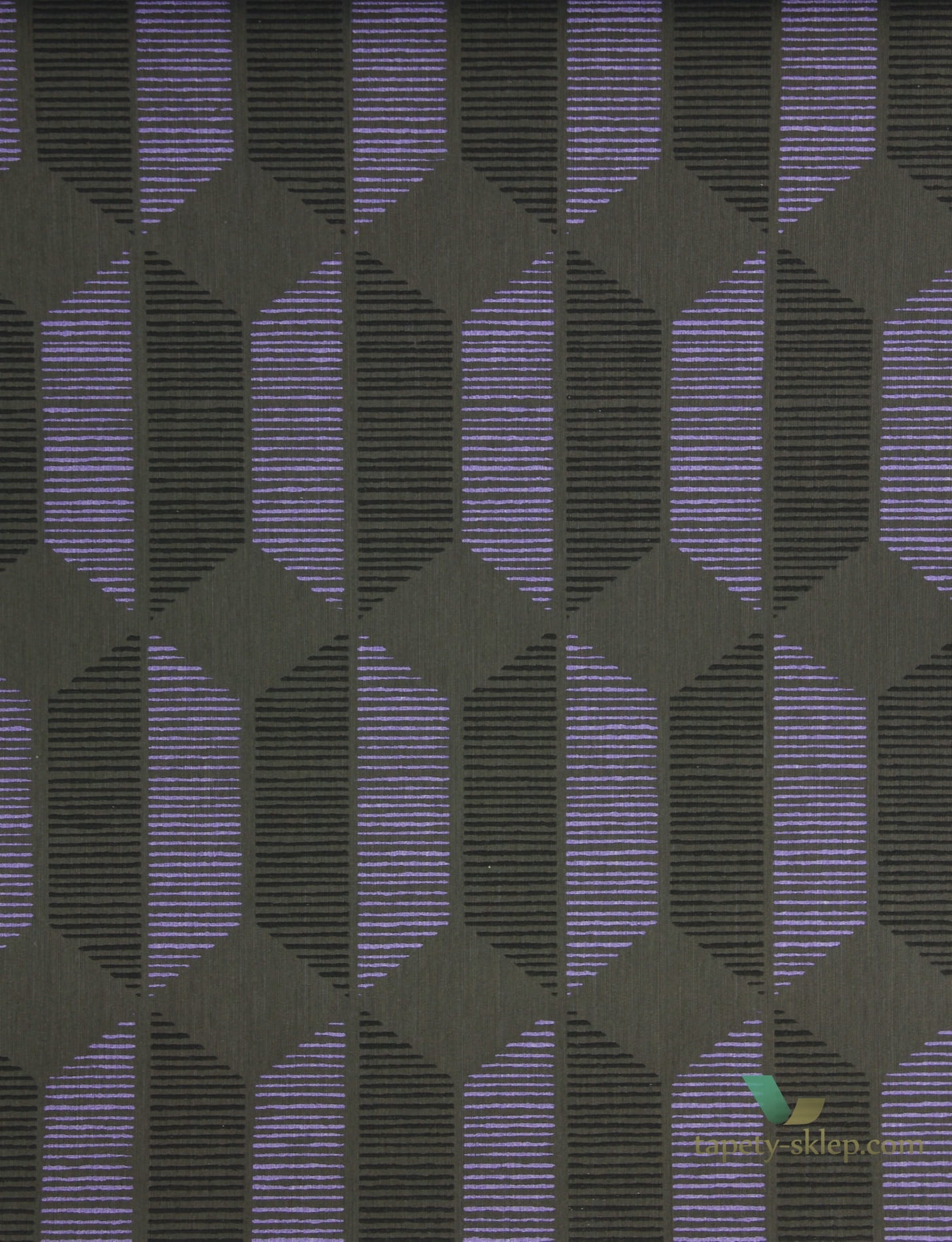 Tapeta tekstylna Guy Masureel FER005 Polka Violet