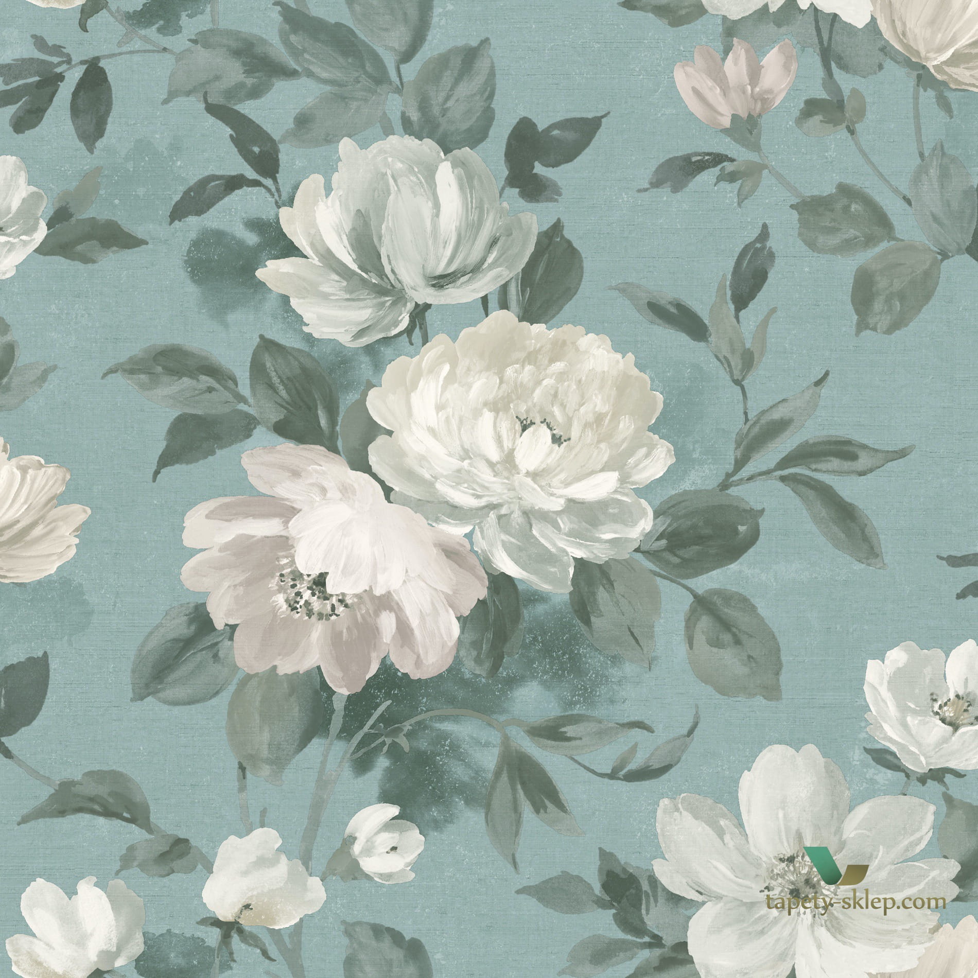 Tapeta Kwiaty Boras 7223 Peony In Bloom