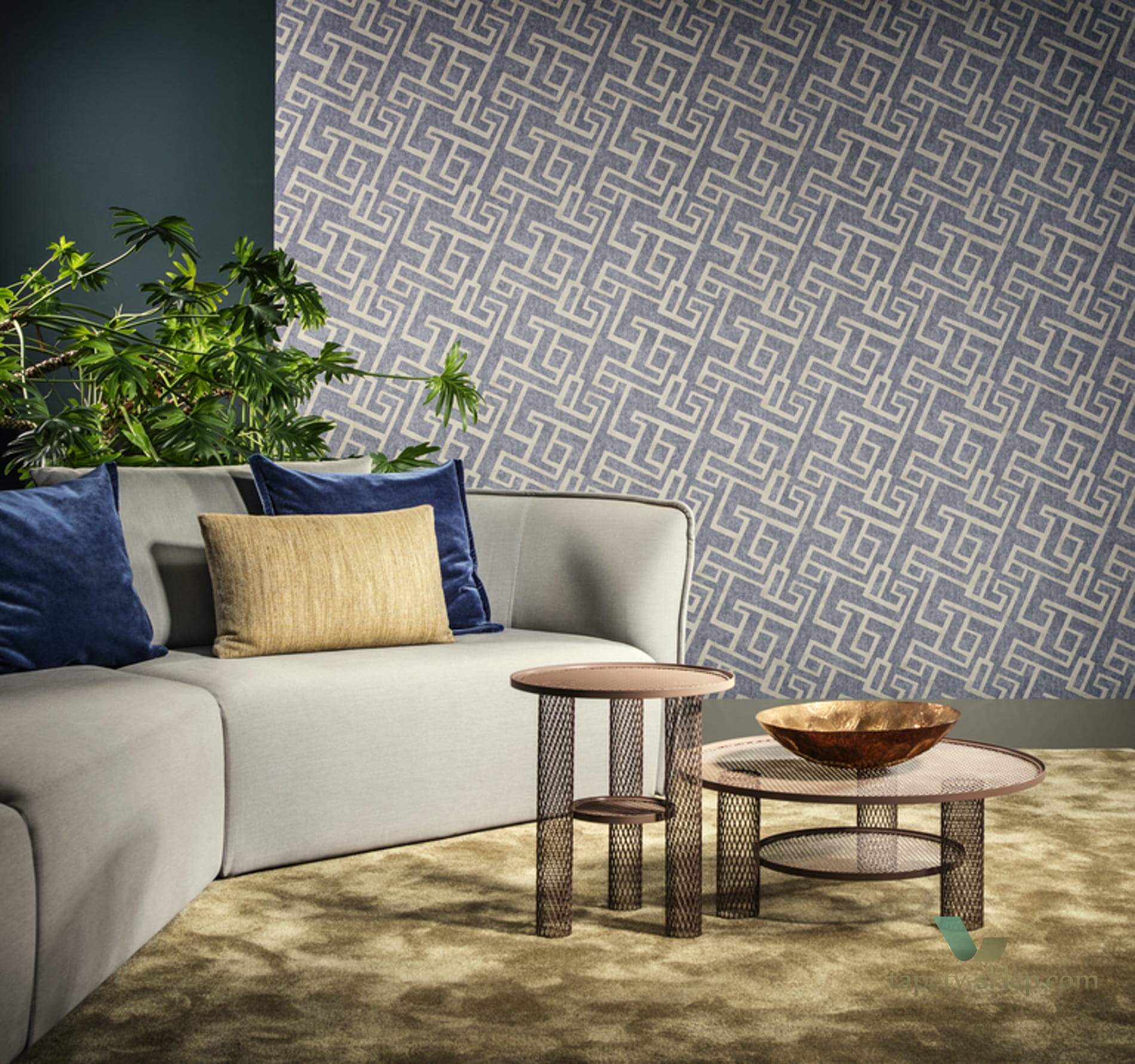 Tapeta Geometryczna Arte Mazed 53003 Modulaire Essentials