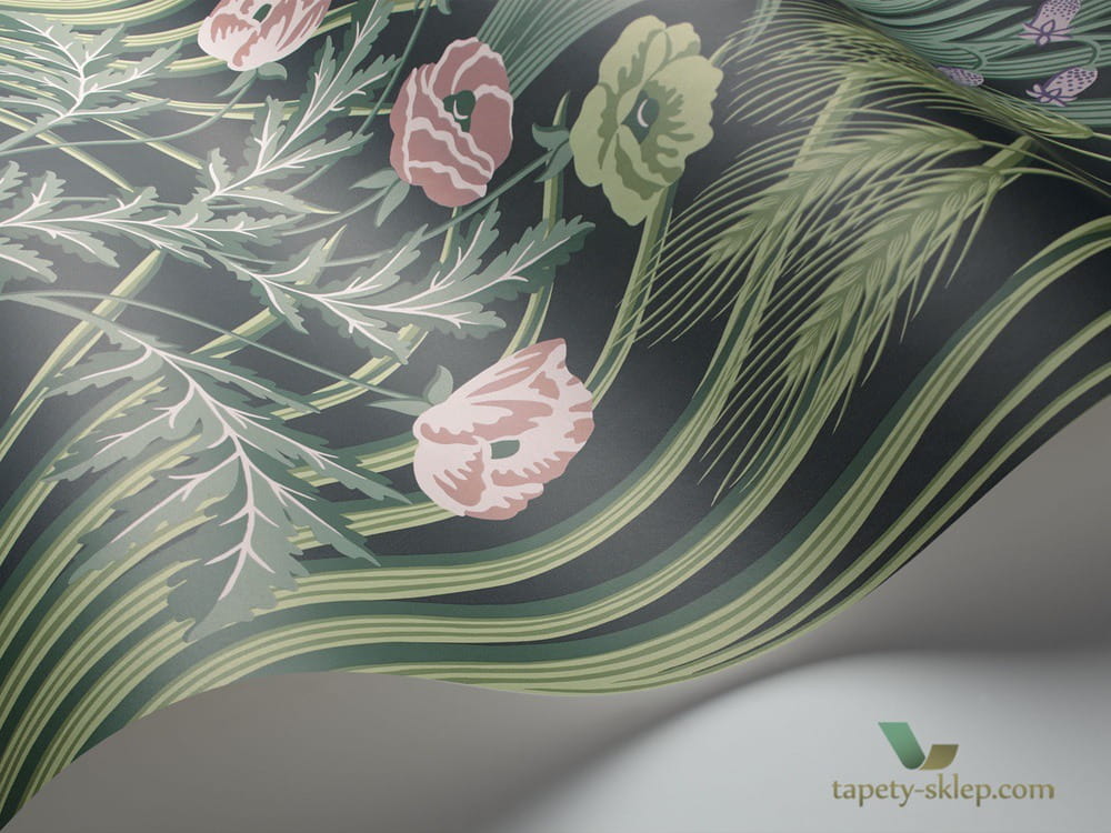 Tapeta w łąkowe kwiaty Cole&Son Bluebell 115/3009 Botanical Botanica
