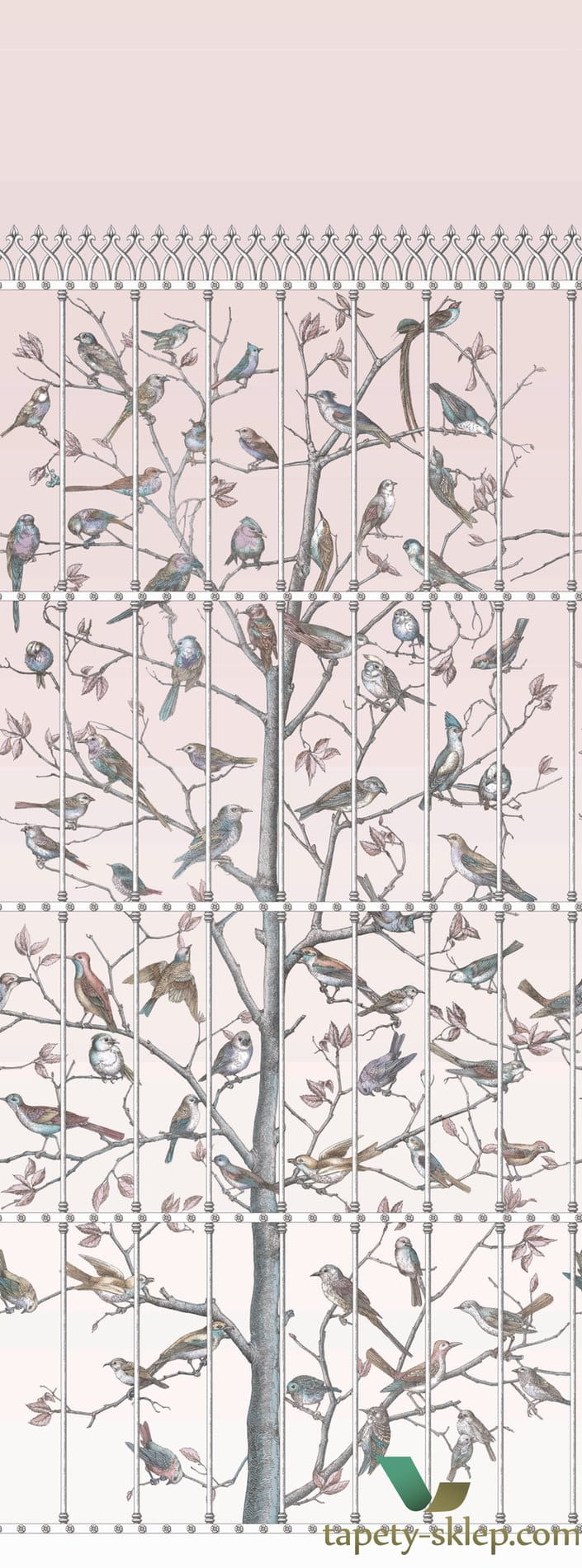Panel Z Ptaszkami Cole & Son Uccelli 114/11022 Fornasetti