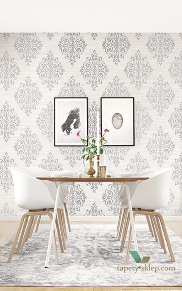 Tapeta Wallquest OY34905 White on White Paper & Ink