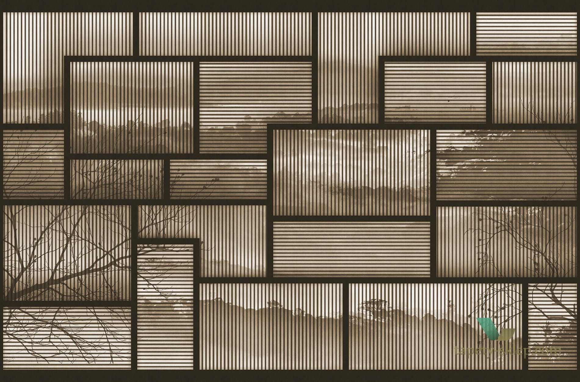 Tapeta London Art 18091 Framed Memory