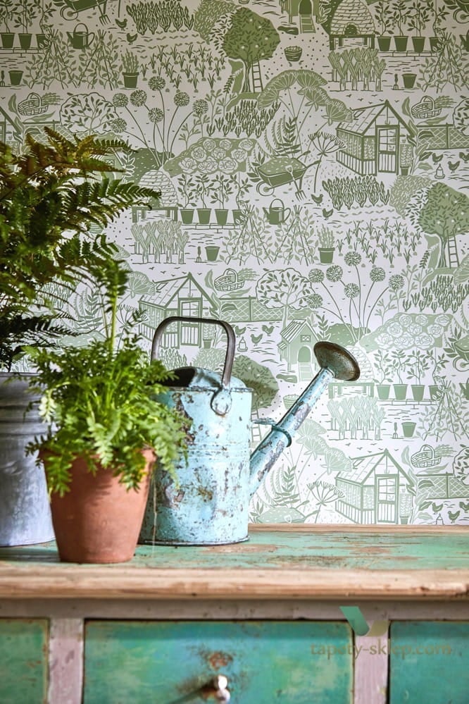 Tapeta Sanderson 216351 The Potting Room