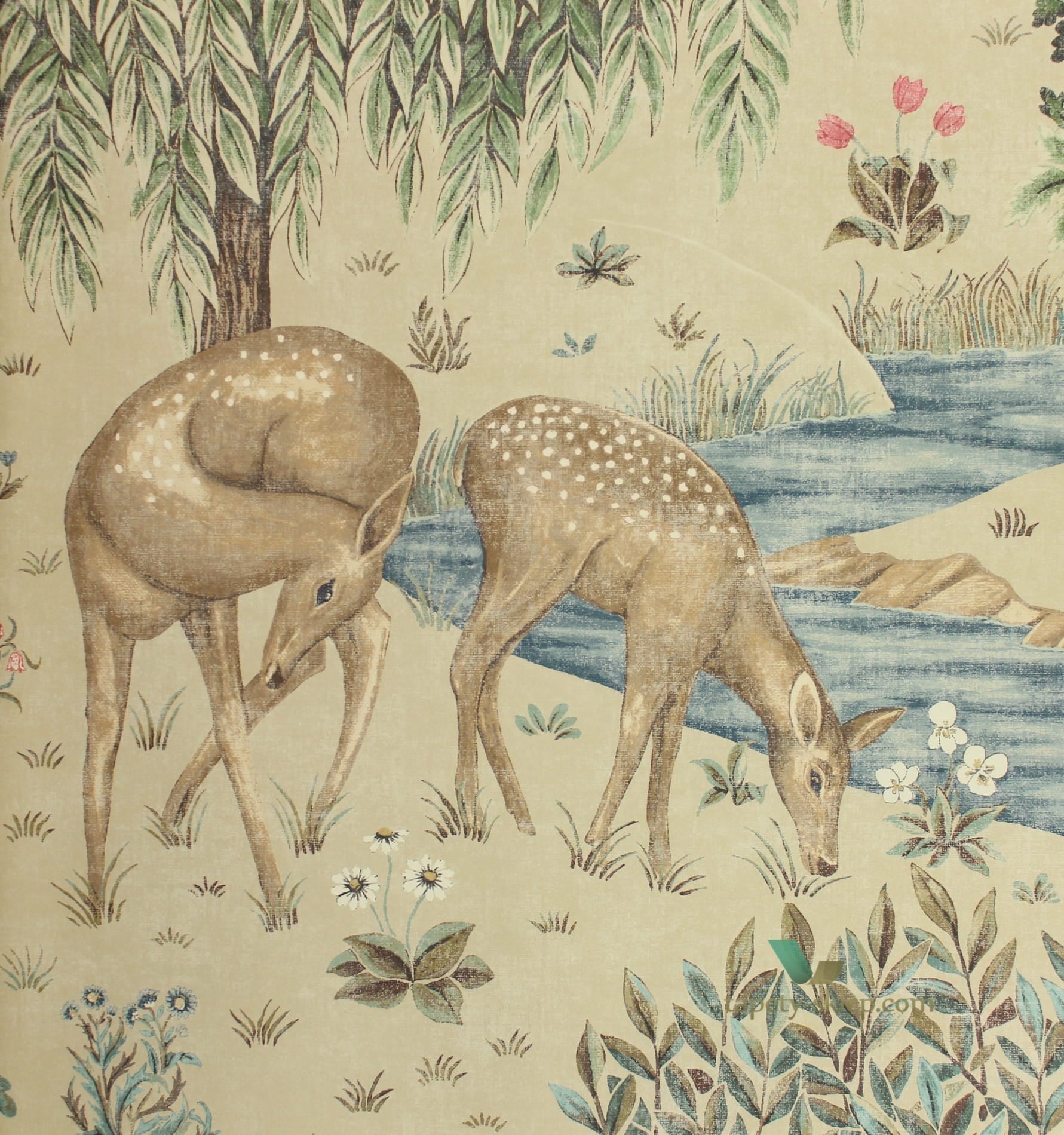 Tapeta Zwierzęta I Rośliny William Morris 214888 Archive III