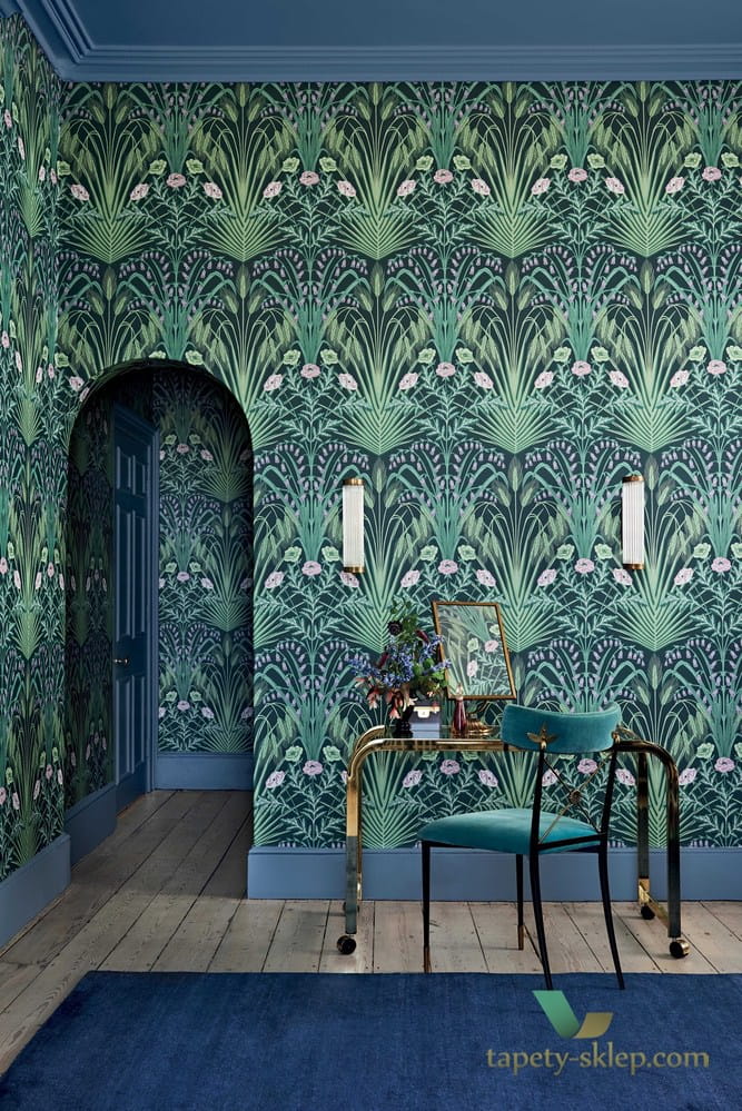 Tapeta w łąkowe kwiaty Cole&Son Bluebell 115/3008 Botanical Botanica